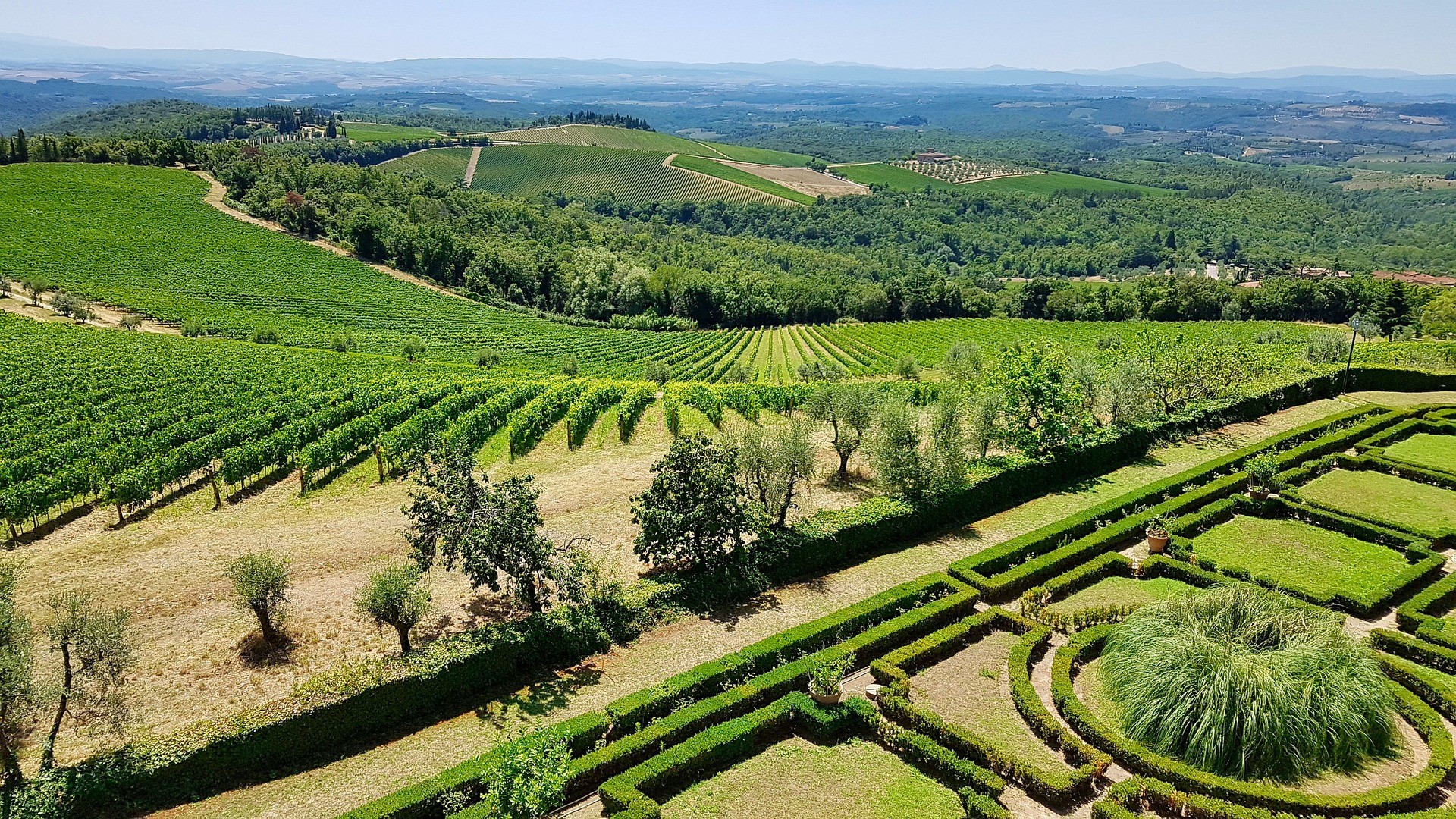 Toskanska krajina - italijanska dediščina znamke Magniflex